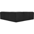  Manufacturer Color_Black -- Meridian Ollie Fabric 5 pc Sectional IMAGE 3
