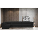  Manufacturer Color_Black -- Meridian Ollie Fabric 6 pc Sectional IMAGE 2