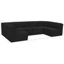  Manufacturer Color_Black -- Meridian Ollie Fabric 6 pc Sectional IMAGE 12