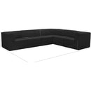  Manufacturer Color_Black -- Meridian Ollie Fabric 6 pc Sectional IMAGE 12