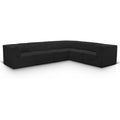  Manufacturer Color_Black -- Meridian Ollie Fabric 6 pc Sectional IMAGE 1