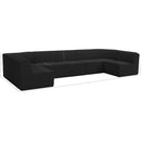  Manufacturer Color_Black -- Meridian Ollie Fabric 7 pc Sectional IMAGE 13