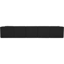  Manufacturer Color_Black -- Meridian Ollie Fabric 7 pc Sectional IMAGE 3