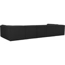  Manufacturer Color_Black -- Meridian Ollie Fabric 7 pc Sectional IMAGE 4