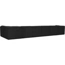  Manufacturer Color_Black -- Meridian Ollie Fabric 7 pc Sectional IMAGE 4