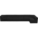  Manufacturer Color_Black -- Meridian Ollie Fabric 7 pc Sectional IMAGE 6