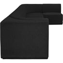  Manufacturer Color_Black -- Meridian Ollie Fabric 7 pc Sectional IMAGE 7