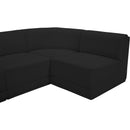  Manufacturer Color_Black -- Meridian Ollie Fabric 7 pc Sectional IMAGE 8