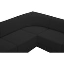  Manufacturer Color_Black -- Meridian Ollie Fabric 8 pc Sectional IMAGE 10