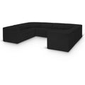  Manufacturer Color_Black -- Meridian Ollie Fabric 8 pc Sectional IMAGE 1