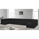  Manufacturer Color_Black -- Meridian Ollie Fabric 8 pc Sectional IMAGE 2