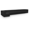  Manufacturer Color_Black -- Meridian Ollie Fabric 8 pc Sectional IMAGE 1