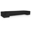  Manufacturer Color_Black -- Meridian Ollie Fabric 9 pc Sectional IMAGE 1