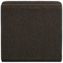 Meridian Ollie Brown Boucle Fabric Armless IMAGE 3