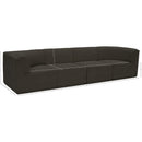  Manufacturer Color_Brown -- Ollie 128" Brown Boucle Fabric Upholstered 4 pc Modular Sofa IMAGE 12