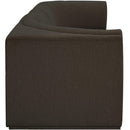  Manufacturer Color_Brown -- Ollie 128" Brown Boucle Fabric Upholstered 4 pc Modular Sofa IMAGE 7
