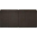  Manufacturer Color_Brown -- Ollie 60" Brown Boucle Fabric Upholstered 2 pc Armless Modular Loveseat IMAGE 3