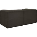  Manufacturer Color_Brown -- Ollie 68" Brown Boucle Fabric Upholstered 2 pc Modular Loveseat IMAGE 4