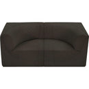 Meridian Ollie Brown Boucle Fabric Modular Sofa IMAGE 6