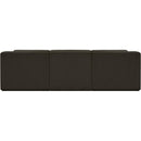 Meridian Ollie Brown Boucle Fabric Modular Sectional IMAGE 3
