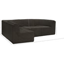  Manufacturer Color_Brown -- Ollie 98" Brown Boucle Fabric Upholstered 4 pc Modular Sectional IMAGE 7