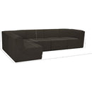  Manufacturer Color_Brown -- Ollie 128" Brown Boucle Fabric Upholstered 5 pc Modular Sectional IMAGE 15