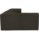 Manufacturer Color_Brown -- Ollie 128" Brown Boucle Fabric Upholstered 5 pc Modular Sectional IMAGE 7