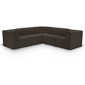  Manufacturer Color_Brown -- Ollie 98" Brown Boucle Fabric Upholstered 5 pc Modular Sectional IMAGE 1