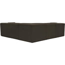  Manufacturer Color_Brown -- Ollie 98" Brown Boucle Fabric Upholstered 5 pc Modular Sectional IMAGE 3