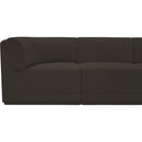  Manufacturer Color_Brown -- Ollie 98" Brown Boucle Fabric Upholstered 5 pc Modular Sectional IMAGE 7