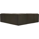  Manufacturer Color_Brown -- Ollie 94" Brown Boucle Fabric Upholstered 5 pc Modular Sectional IMAGE 3
