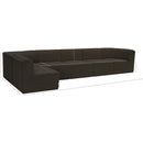  Manufacturer Color_Brown -- Ollie 158" Brown Boucle Fabric Upholstered 6 pc Modular Sectional IMAGE 15