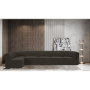  Manufacturer Color_Brown -- Ollie 158" Brown Boucle Fabric Upholstered 6 pc Modular Sectional IMAGE 2