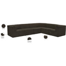Meridian Ollie Brown Boucle Fabric Modular Sectional IMAGE 13