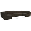  Manufacturer Color_Brown -- Ollie 158" Brown Boucle Fabric Upholstered 7 pc Modular Sectional IMAGE 13
