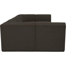  Manufacturer Color_Brown -- Ollie 158" Brown Boucle Fabric Upholstered 7 pc Modular Sectional IMAGE 7