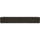  Manufacturer Color_Brown -- Ollie 188" Brown Boucle Fabric Upholstered 7 pc Modular Sectional IMAGE 3