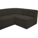  Manufacturer Color_Brown -- Ollie 188" Brown Boucle Fabric Upholstered 7 pc Modular Sectional IMAGE 8