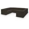  Manufacturer Color_Brown -- Ollie 128" Brown Boucle Fabric Upholstered 8 pc Modular Sectional IMAGE 1