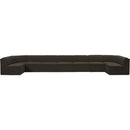  Manufacturer Color_Brown -- Ollie 218" Brown Boucle Fabric Upholstered 9 pc Modular Sectional IMAGE 5