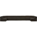 Meridian Ollie Brown Boucle Fabric Modular Sectional IMAGE 5
