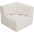  Manufacturer Color_Cream -- Ollie Cream Boucle Fabric Upholstered Modular Corner Chair IMAGE 4