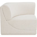  Manufacturer Color_Cream -- Ollie Cream Boucle Fabric Upholstered Modular Corner Chair IMAGE 5