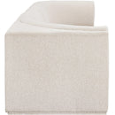  Manufacturer Color_Cream -- Ollie 128" Cream Boucle Fabric Upholstered 4 pc Modular Sofa IMAGE 7