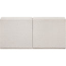 Meridian Ollie Cream Boucle Fabric Modular Sofa IMAGE 3