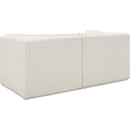  Manufacturer Color_Cream -- Ollie 68" Cream Boucle Fabric Upholstered 2 pc Modular Loveseat IMAGE 4