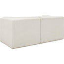 Meridian Ollie Cream Boucle Fabric Modular Sofa IMAGE 4