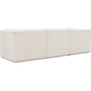  Manufacturer Color_Cream -- Ollie 98" Cream Boucle Fabric Upholstered 3 pc Modular Sofa IMAGE 4