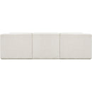  Manufacturer Color_Cream -- Ollie 98" Cream Boucle Fabric Upholstered 4 pc Modular Sectional IMAGE 3