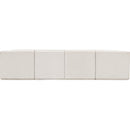  Manufacturer Color_Cream -- Ollie 128" Cream Boucle Fabric Upholstered 5 pc Modular Sectional IMAGE 3